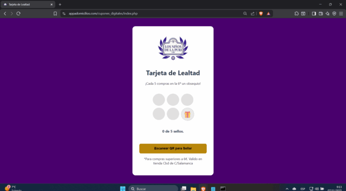 Fideliza Clientes con Tarjetas de Lealtad Digitales tarjeta lealtad
